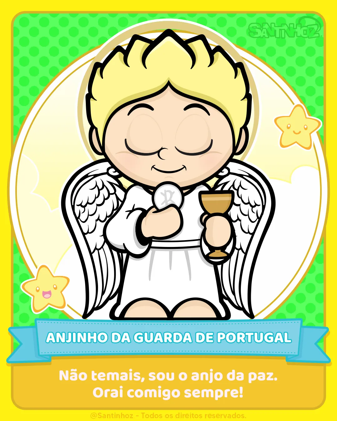 Anjo da Guarda de Portugal - Santinhoz