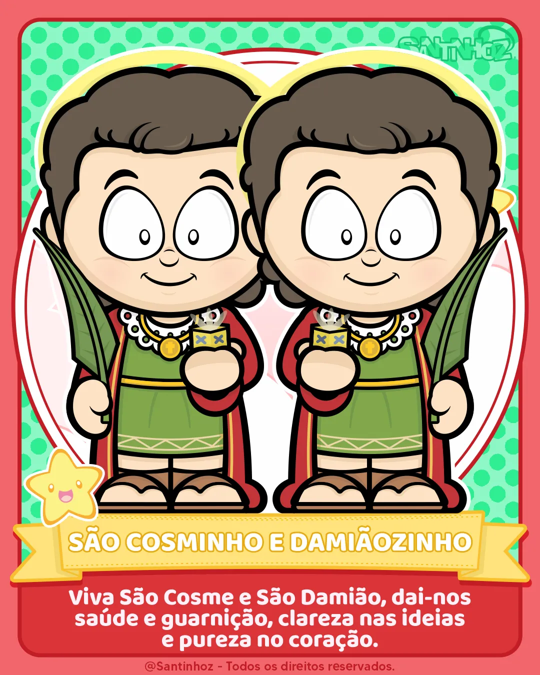São Cosminho e Damiãozinho - Santinhoz