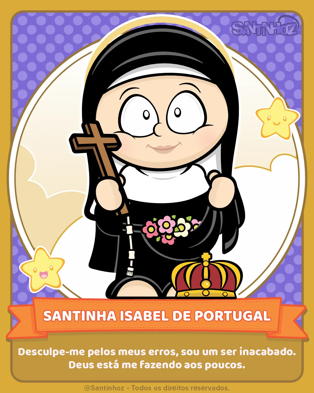 Santinha Isabel de Portugal - Santinhoz