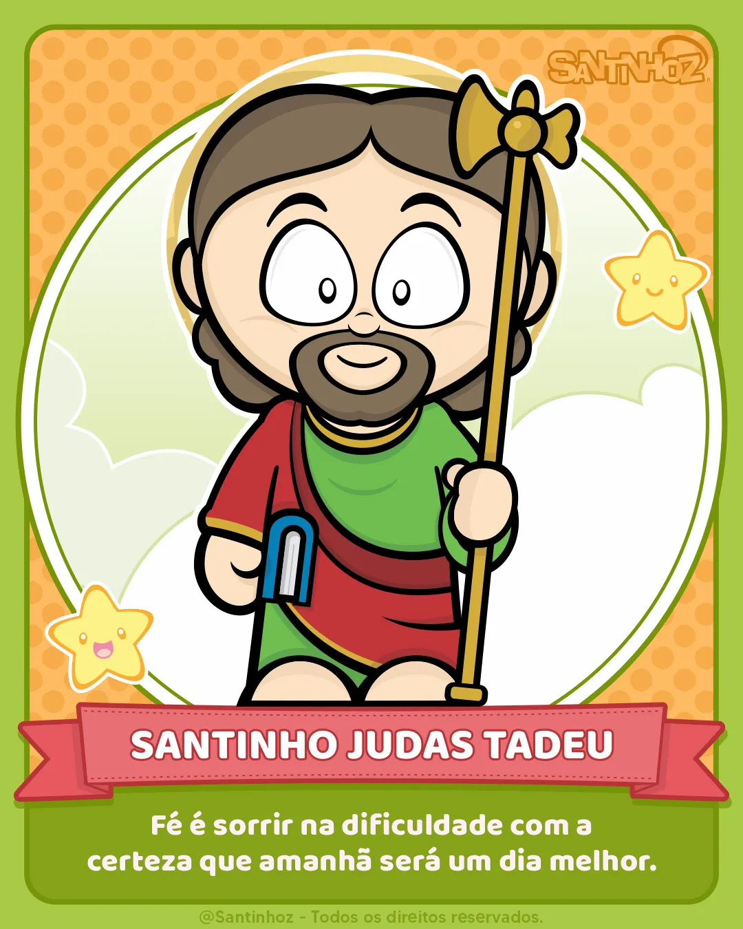Santinho Judas Tadeu - Santinhoz