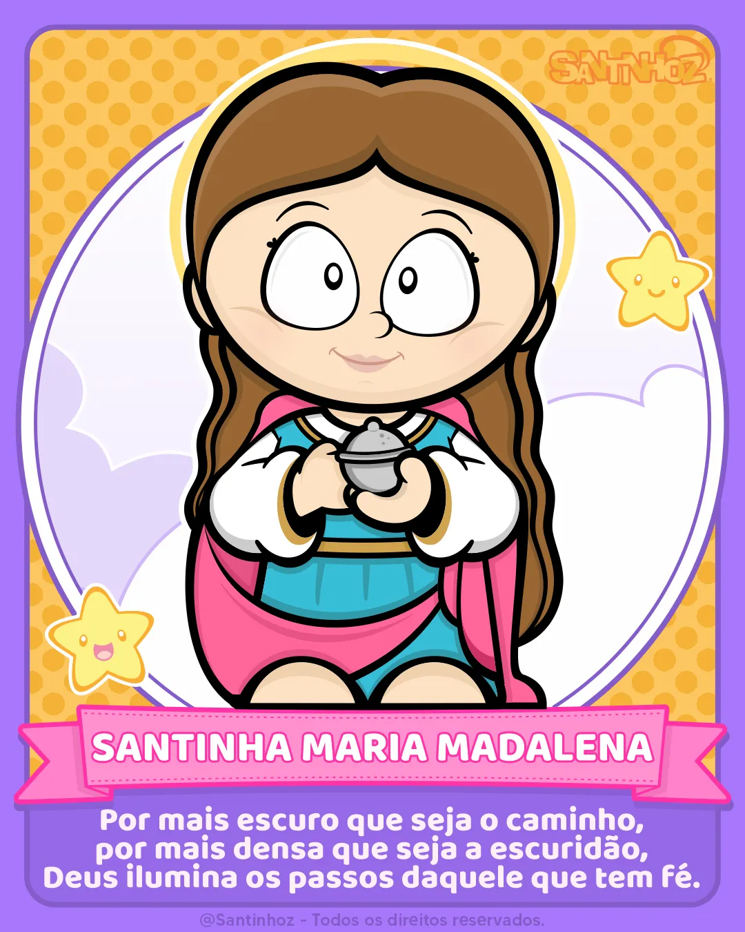 Santinha Maria Madalena - Santinhoz