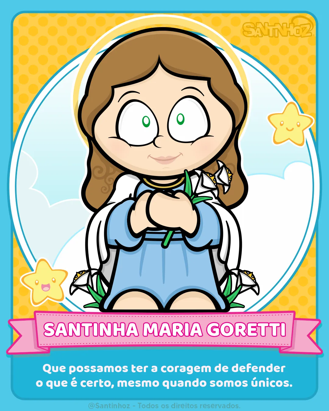 Santinha Maria Goretti - Santinhoz