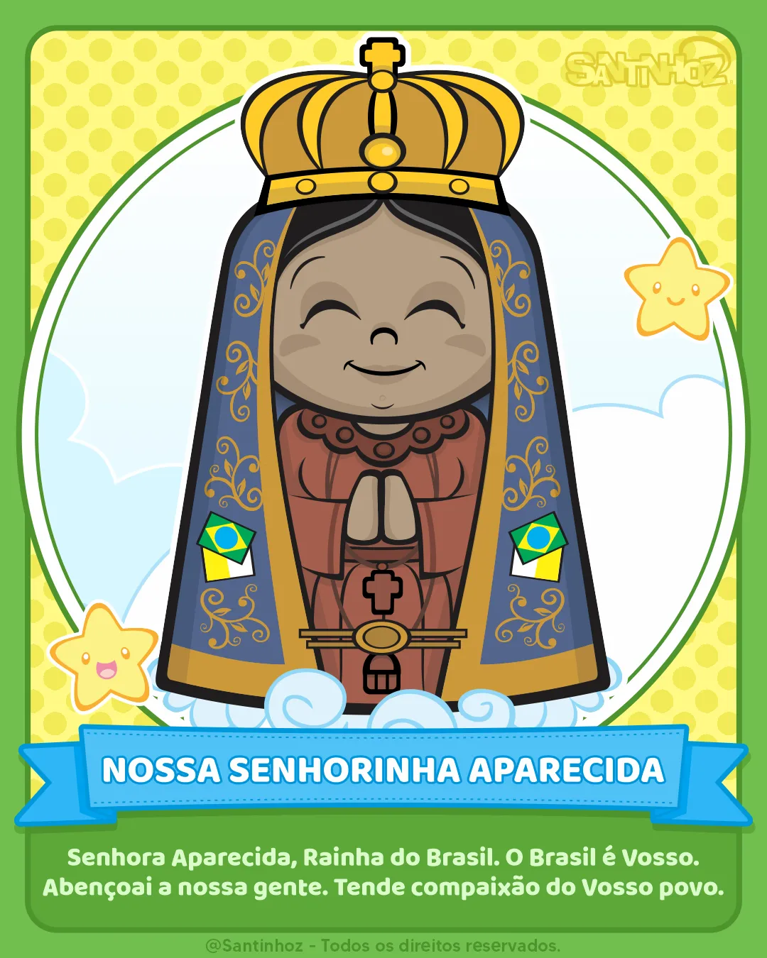 Nossa Senhorinha Aparecida - Santinhoz