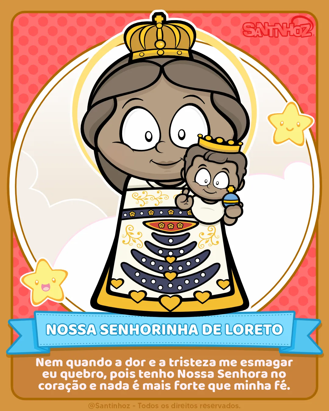 Nossa Senhorinha de Loreto - Santinhoz