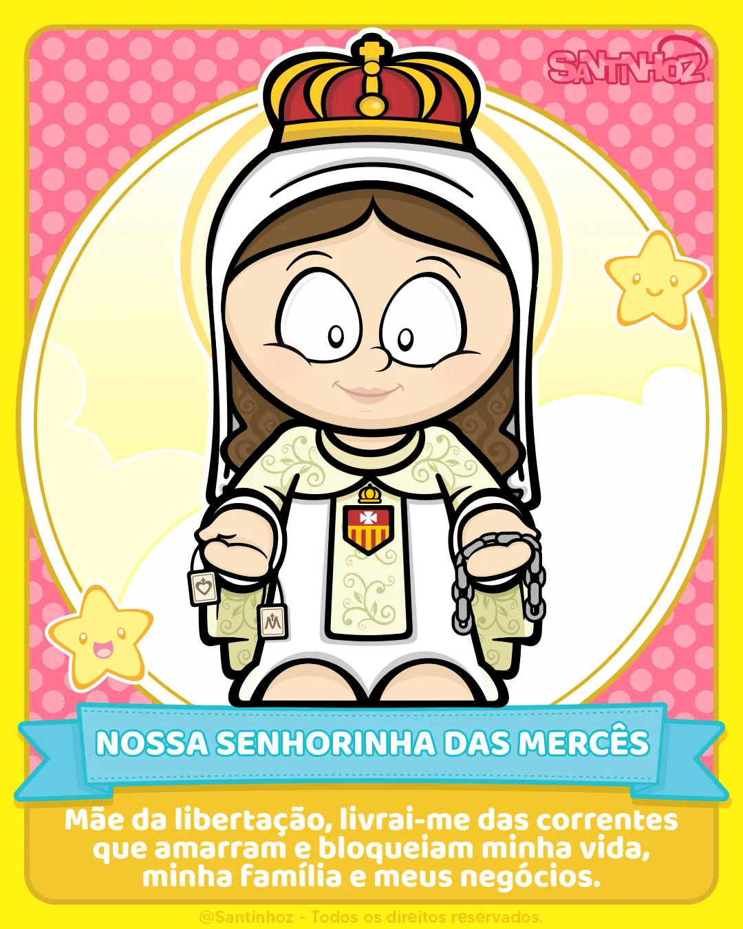 Nossa Senhorinha das Mercês - Santinhoz