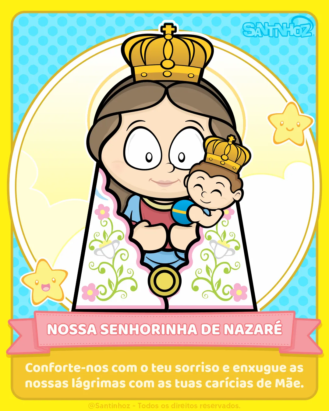 Nossa Senhorinha de Nazaré - Santinhoz