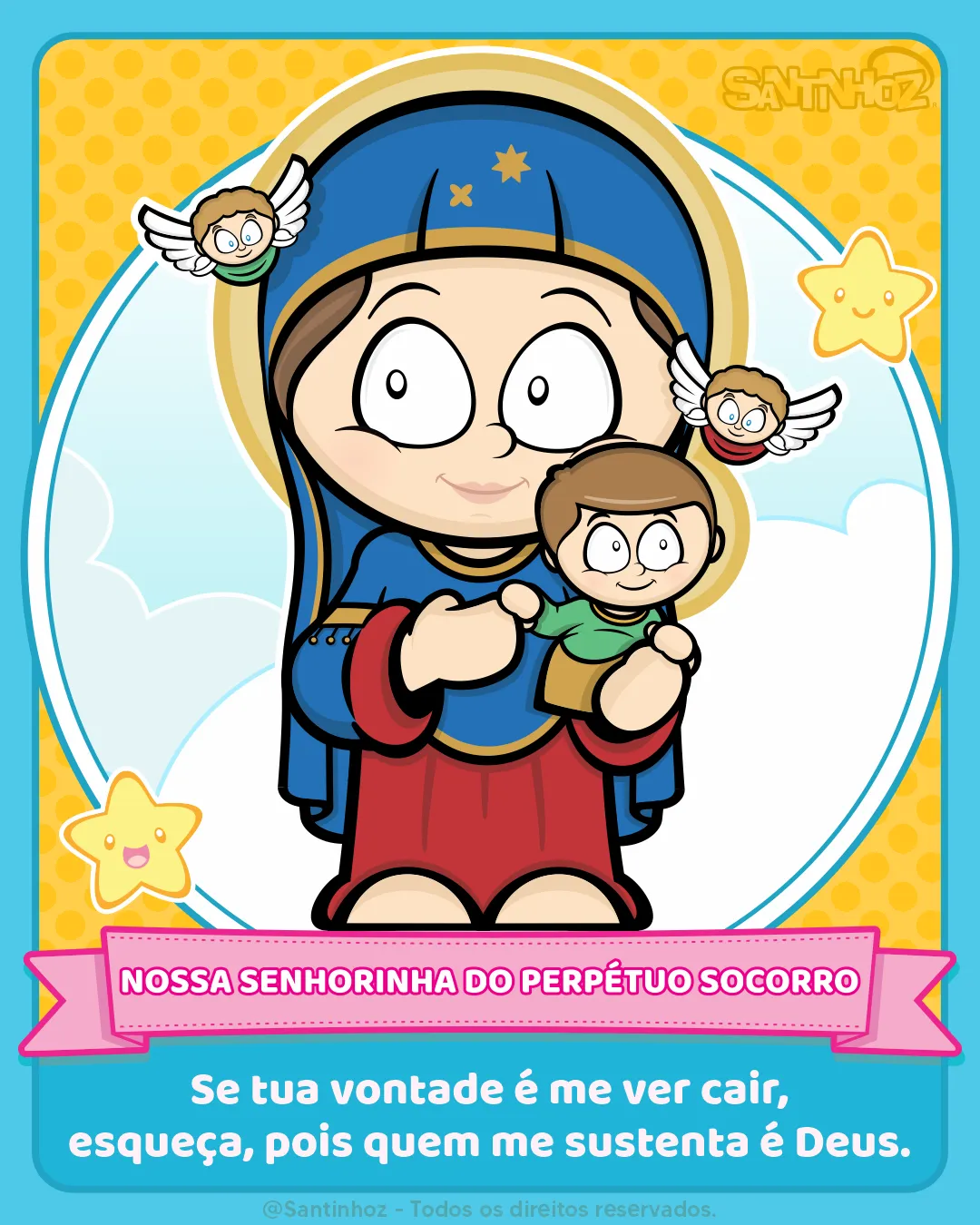 Nossa Senhorinha do Perpétuo Socorro - Santinhoz