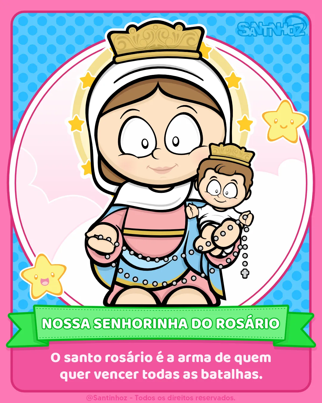 Nossa Senhorinha do Rosário - Santinhoz