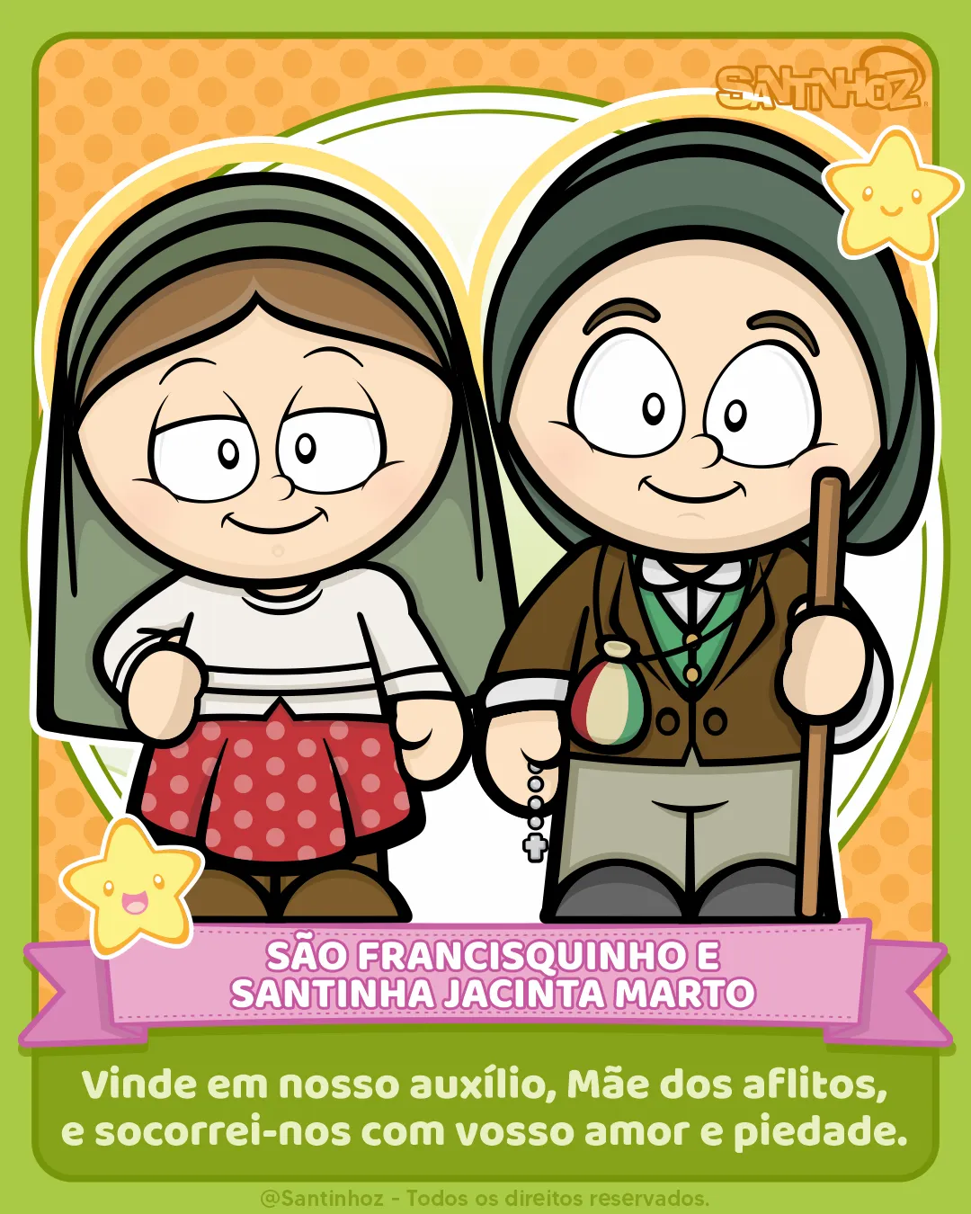 São Francisquinho e Santinha Jacinta Marto