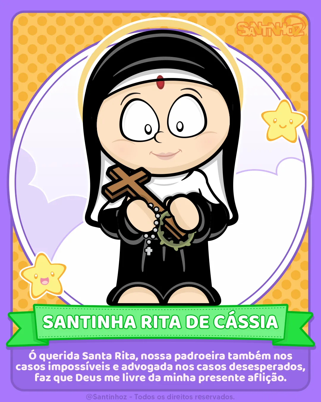 Santinha Rita de Cássia - Santinhoz